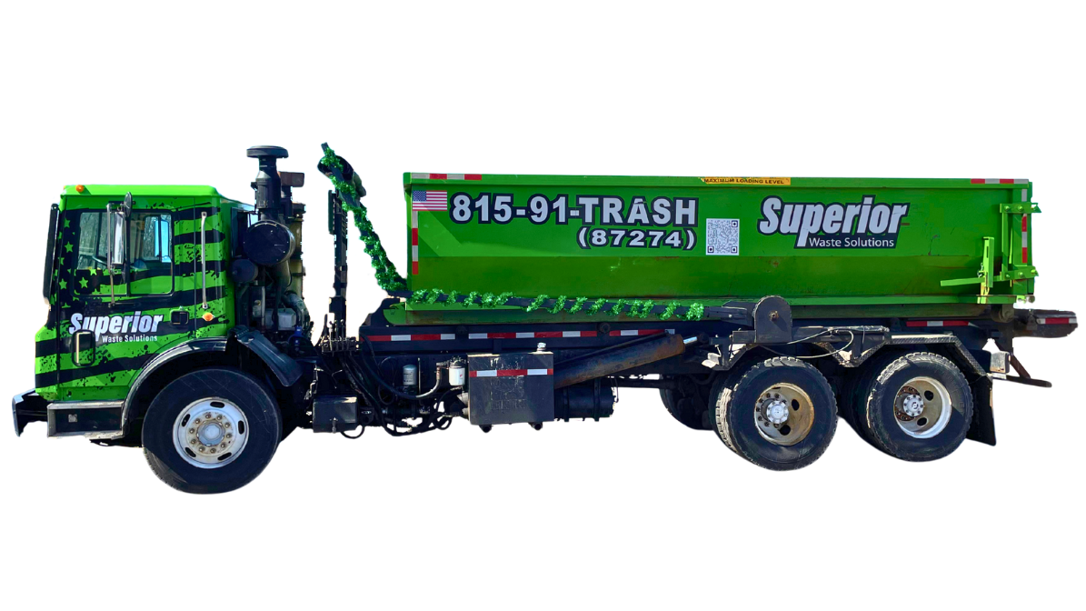 Superior Waste Solutions Garbage Box Rental McHenry DuPage Cook Lake County